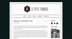 Desktop Screenshot of le-petit-francais.com